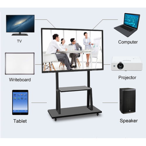 Quadro inteligente interativo de conferência de 55 polegadas